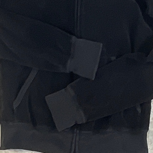 Juicy Couture Black Terry Zipped Hoodie with Pockets Size Small - Picture 10 of 10